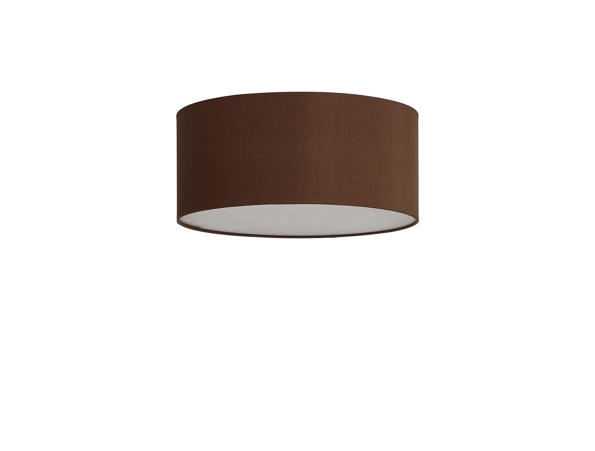 Baymont 40cm Flush 3 Light Raw Cocoa/Grecian Bronze, Frosted Diffuser DK0622  Deco Baymont WH RC